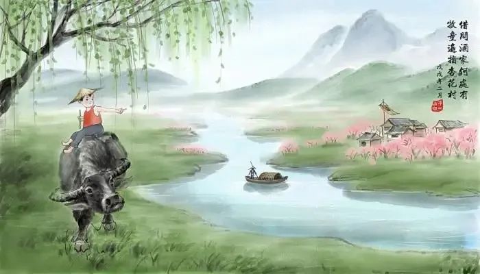 清明節(jié)——清明時節(jié)雨紛紛，路上行人欲斷魂